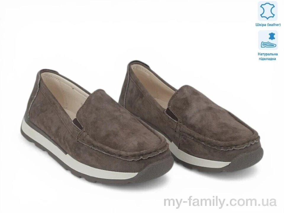 Туфлі натуральна шкіра коричневий жінки -, Туфлі жіночі оптом