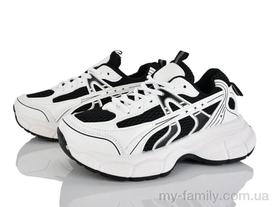 Кросівки штучна шкіра-текстиль білий жінки -, Жіночі кросівки оптом