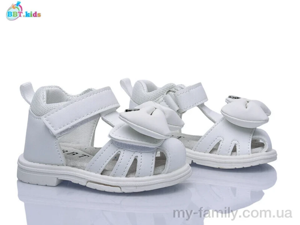 Босоніжки штучна шкіра білий діти дівчинка, Взуття оптом діти