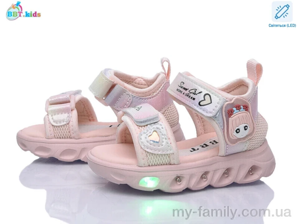 Босоніжки штучна шкіра-текстиль рожевий діти дівчинка, Взуття оптом діти