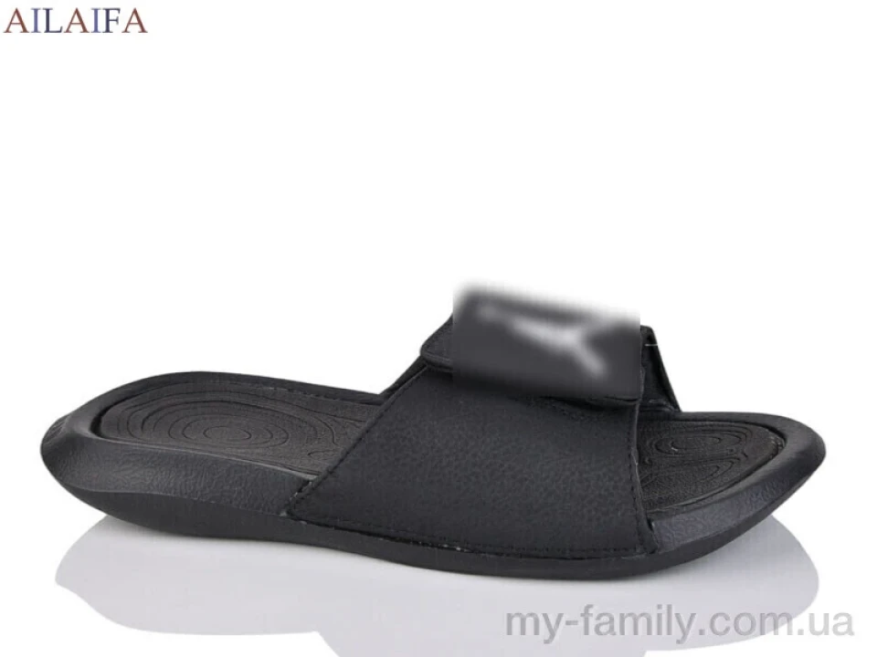 Шльопанці штучна шкіра чорний чоловіки -, Чоловічі шльопанці оптом