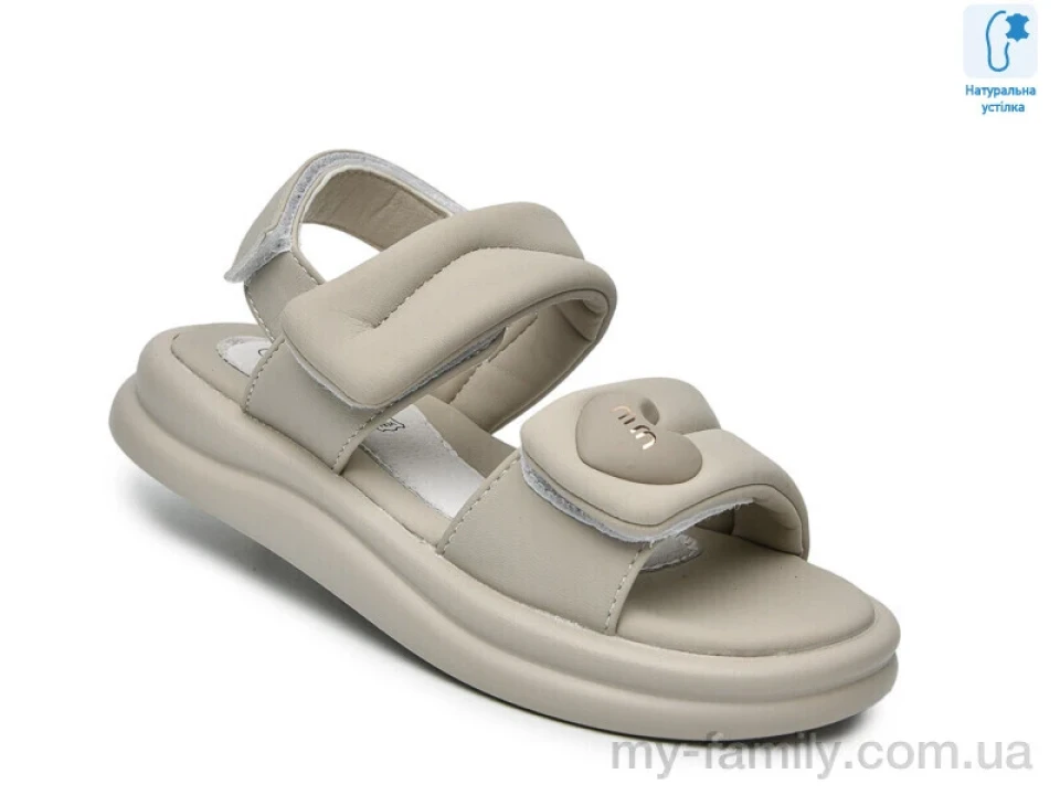 Босоніжки штучна шкіра сірий діти дівчинка, Взуття оптом діти