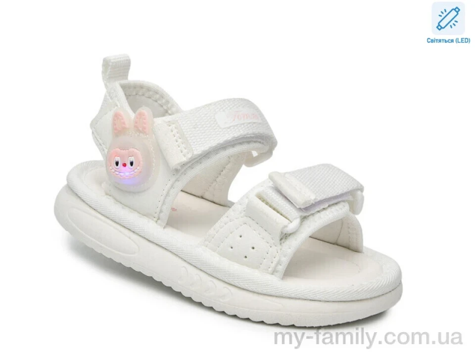 Босоніжки текстиль білий діти дівчинка, Взуття оптом діти