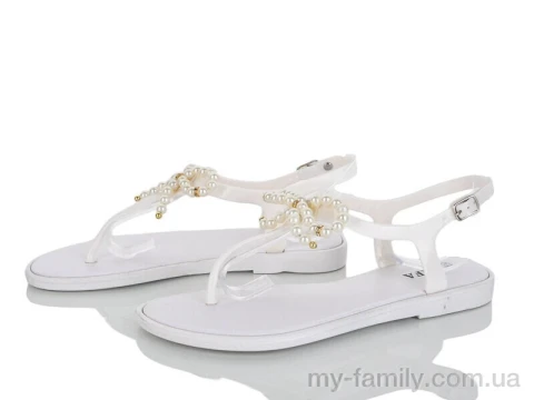 Босоніжки силікон білий жінки -, Жіночі босоніжки оптом