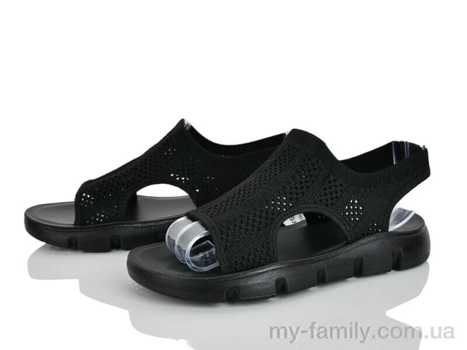 Босоніжки текстиль чорний жінки -, Жіночі босоніжки оптом