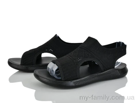 Босоніжки текстиль чорний жінки -, Жіночі босоніжки оптом