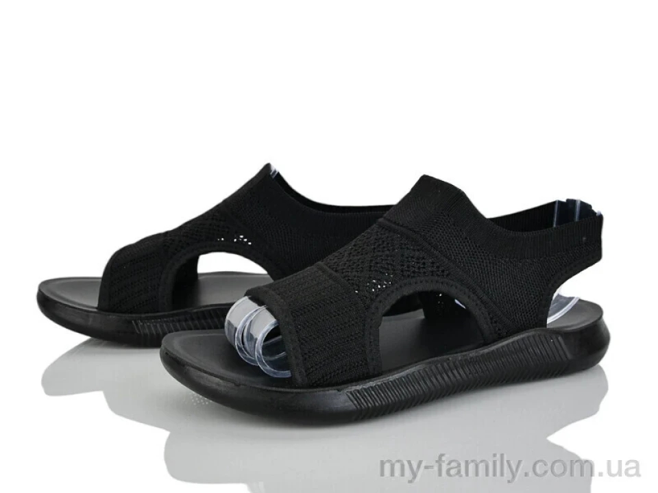 Босоніжки текстиль чорний жінки -, Жіночі босоніжки оптом