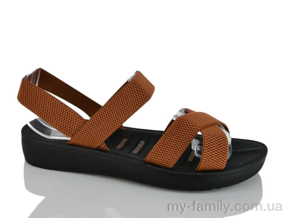 Босоніжки текстиль коричневий жінки -, Жіночі босоніжки оптом