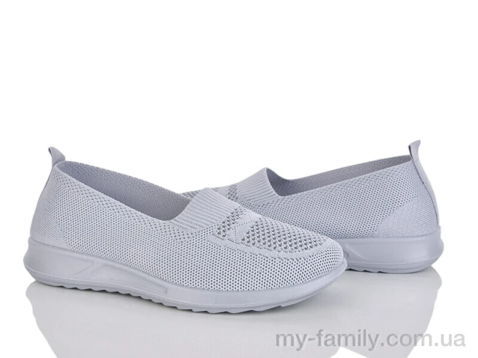 Туфлі текстиль сірий жінки -, Туфлі жіночі оптом