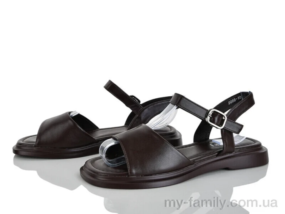 Босоніжки штучна шкіра коричневий жінки -, Жіночі босоніжки оптом