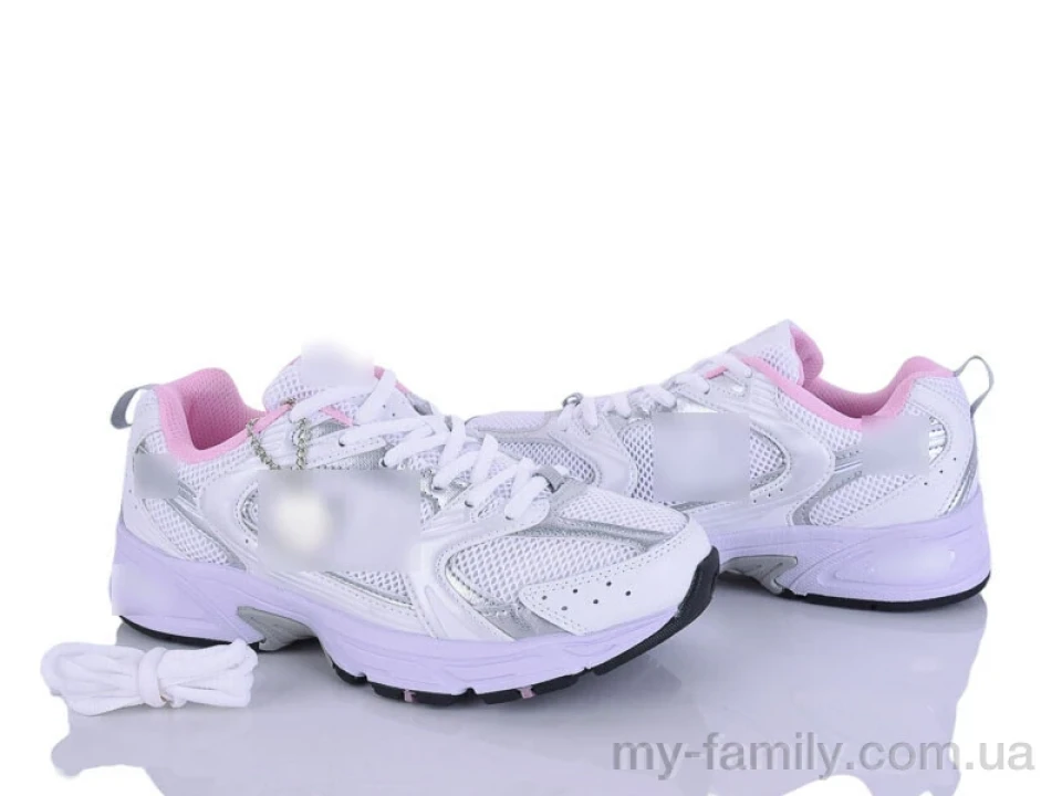 Кросівки штучна шкіра-текстиль білий жінки -, Жіночі кросівки оптом