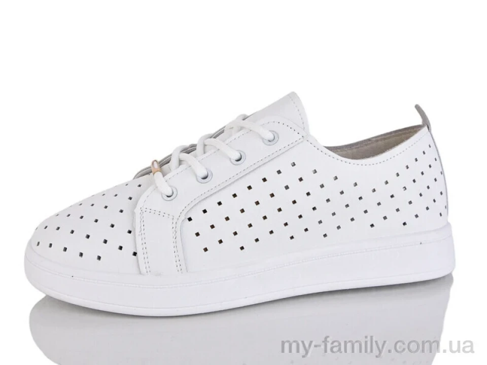 Кросівки штучна шкіра білий жінки -, Жіночі кросівки оптом
