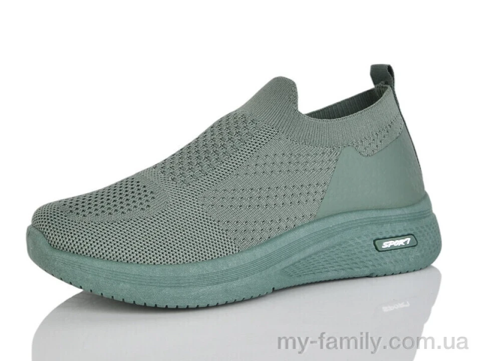 Кросівки текстиль зелений жінки -, Жіночі кросівки оптом