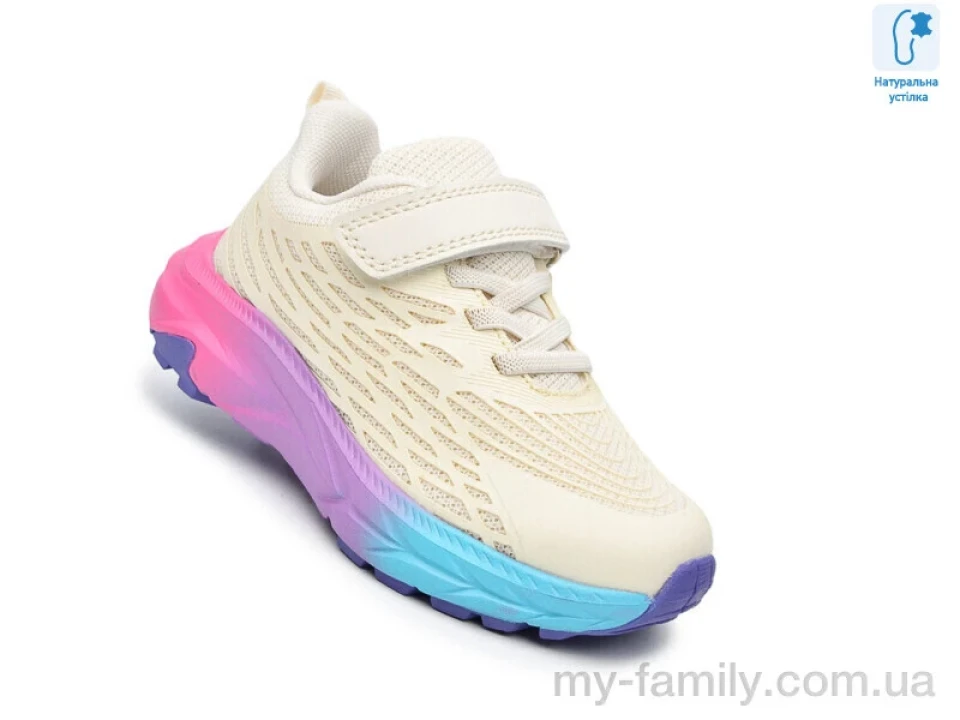 Кроссовки текстиль-пена бежевый дети девочка, Детски кроссовки оптом