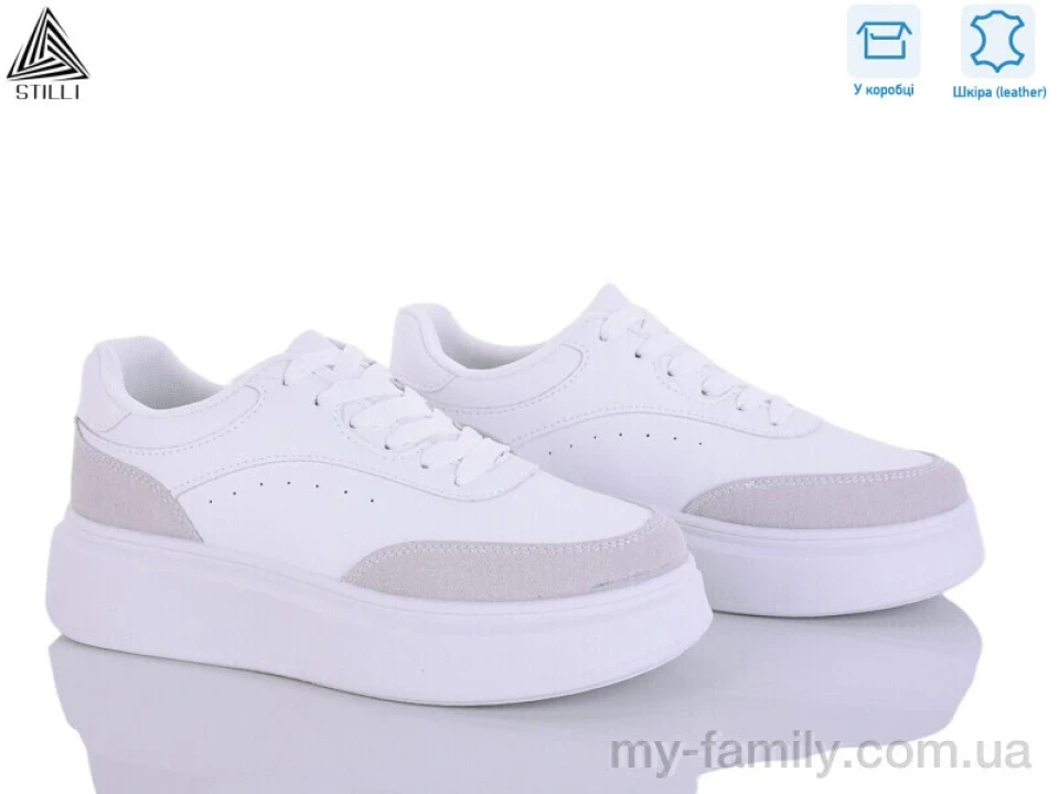 Кросівки натуральна шкіра-натуральна замша білий жінки -, Жіночі кросівки оптом