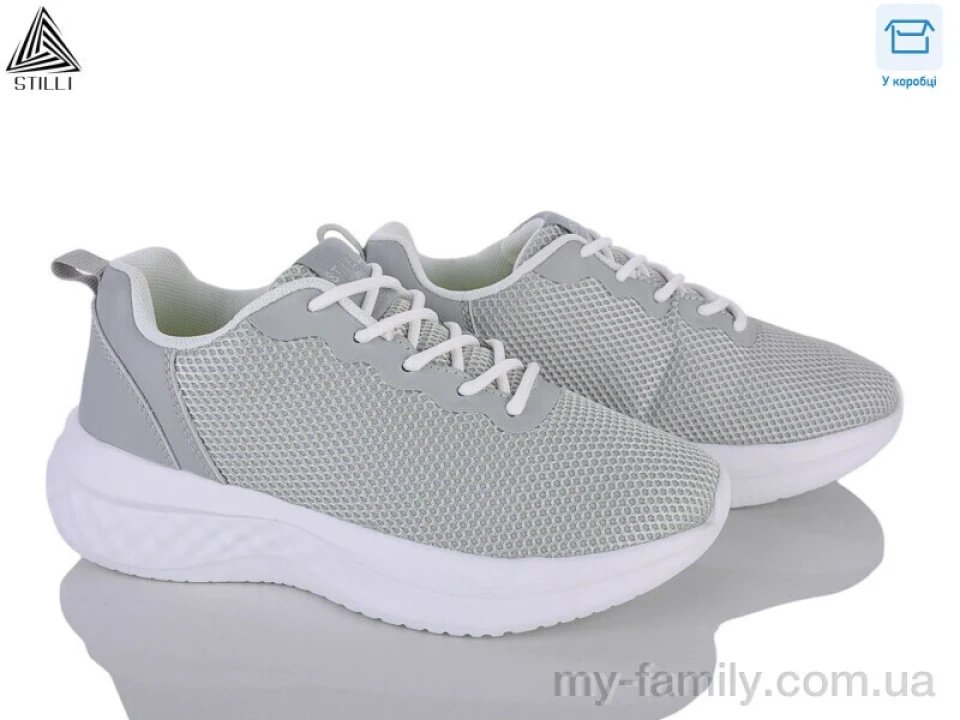Кросівки штучна шкіра-текстиль сірий жінки -, Жіночі кросівки оптом