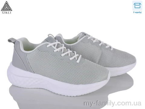 Кроссовки искусственная кожа-текстиль серый женщины -, Женские кроссовки оптом
