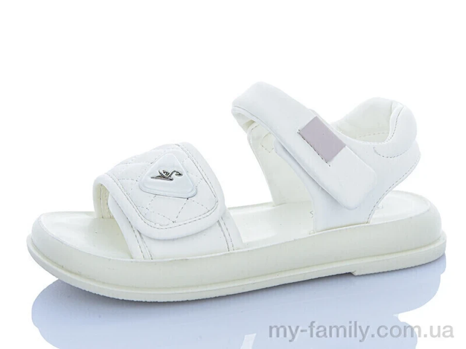 Босоніжки штучна шкіра білий діти дівчинка, Взуття оптом діти