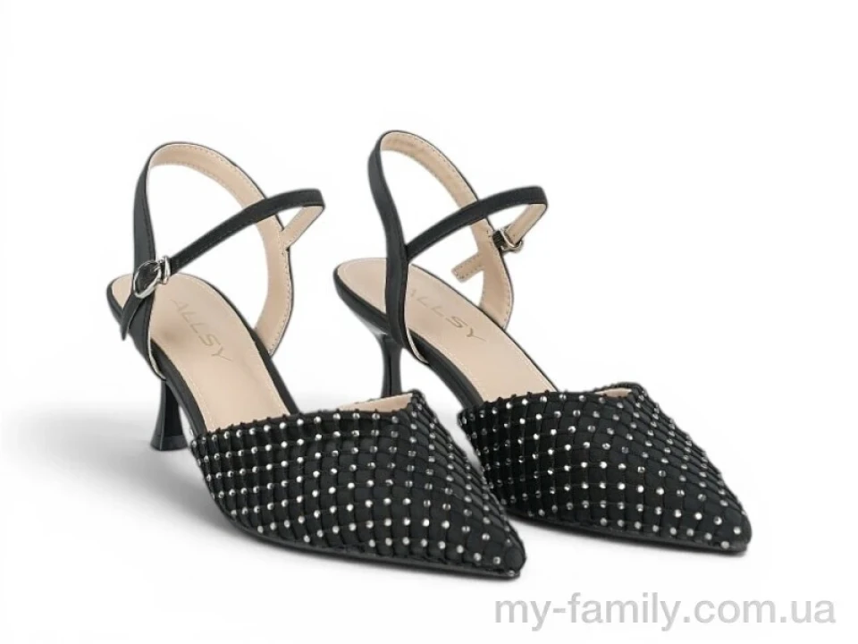 Туфлі текстиль чорний жінки -, Туфлі жіночі оптом