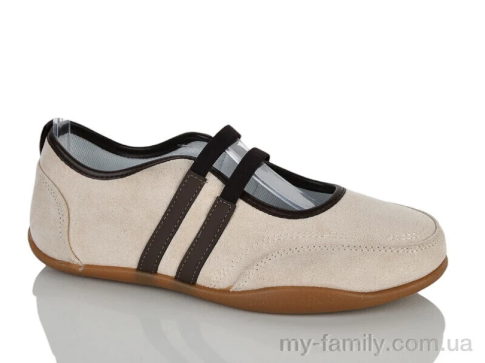 Кросівки штучна замша бежевий жінки -, Жіночі кросівки оптом