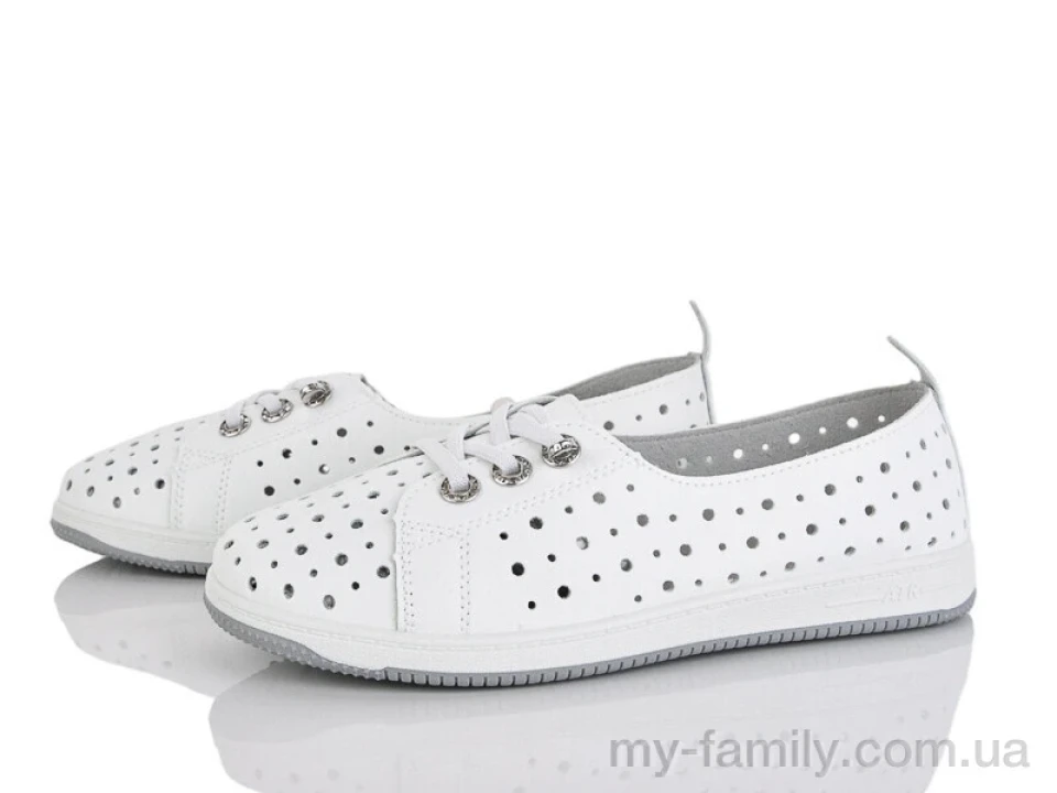 Кроссовки искусственная кожа белый женщины -, Женские кроссовки оптом