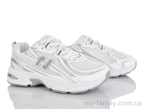 Кросівки штучна шкіра-текстиль білий жінки -, Жіночі кросівки оптом