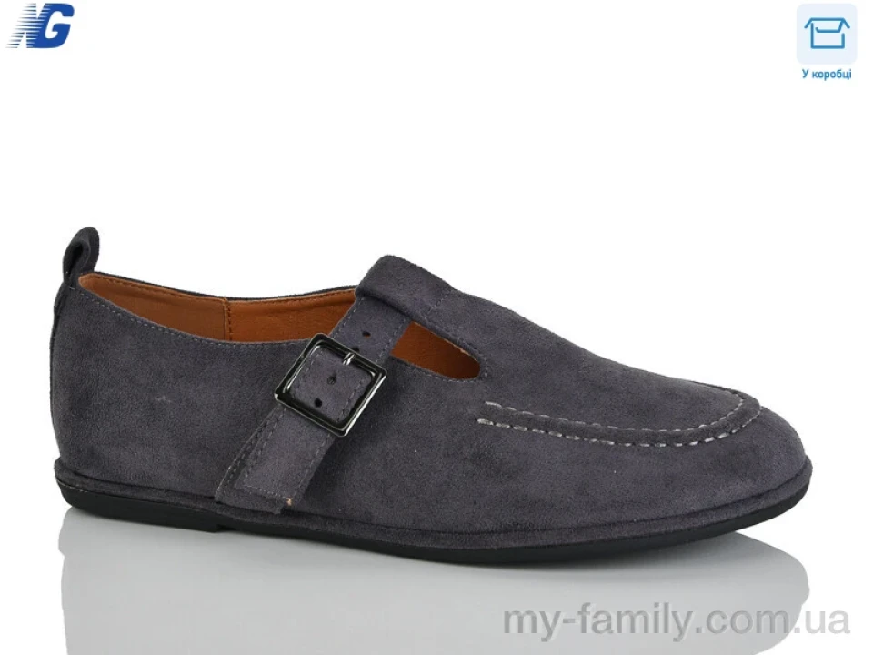 Туфлі штучна замша сірий жінки -, Туфлі жіночі оптом