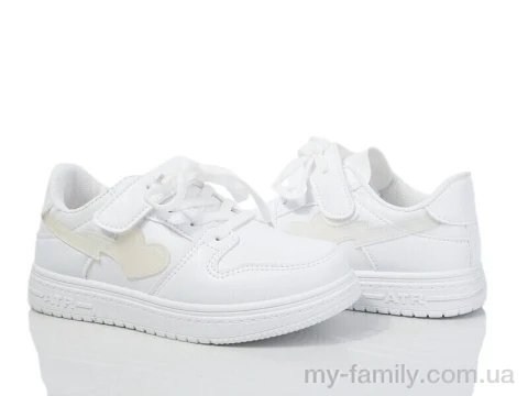 Кросівки штучна шкіра білий діти унісекс, Дитячі кросівки оптом