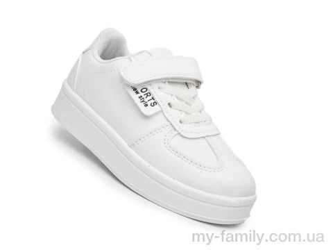 Кросівки штучна шкіра білий діти хлопчик, Дитячі кросівки оптом