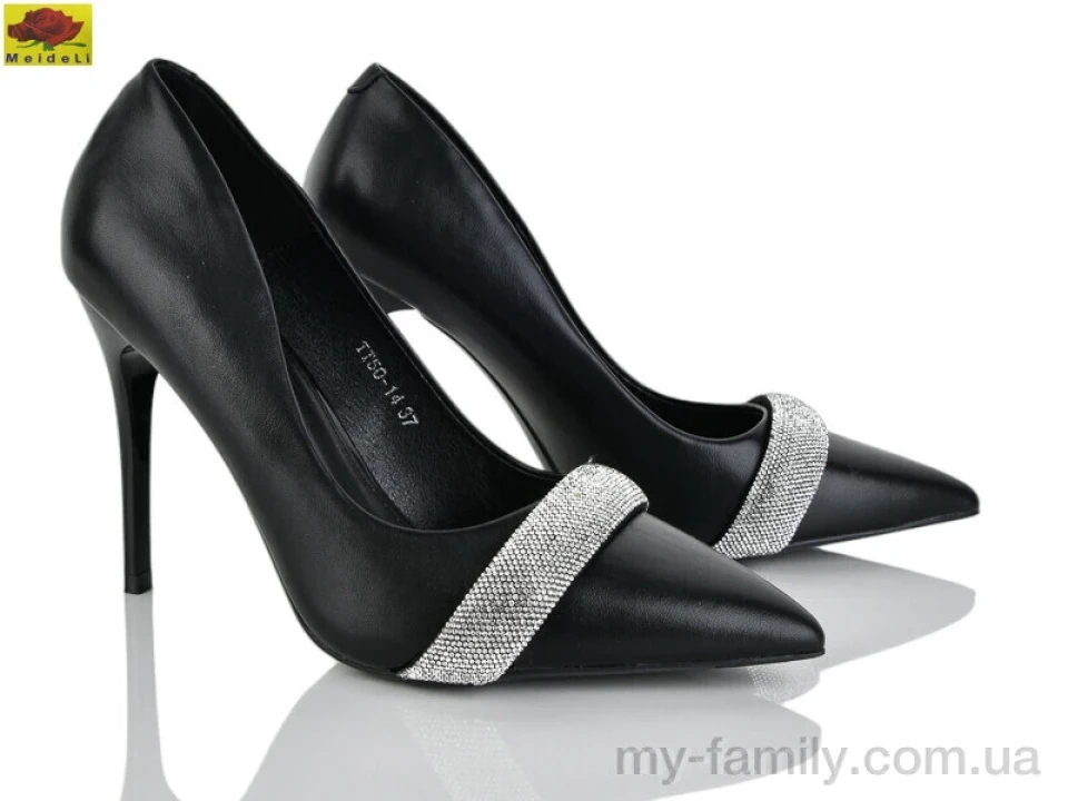 Туфлі штучна шкіра чорний жінки -, Туфлі оптом