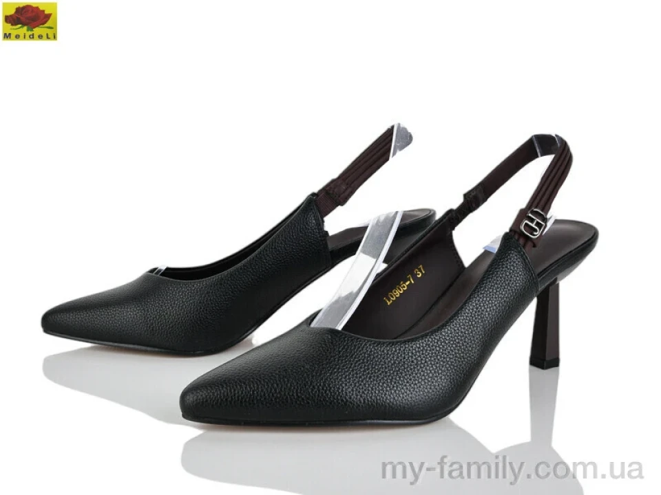 Туфлі штучна шкіра чорний жінки -, Туфлі оптом