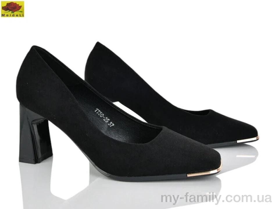 Туфлі штучна замша чорний жінки -, Туфлі жіночі оптом