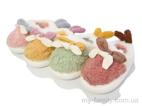 Капці штучне хутро мікс діти дівчинка, Капці оптом