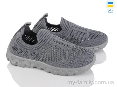 Кросівки текстиль сірий діти хлопчик, Кросівки оптом