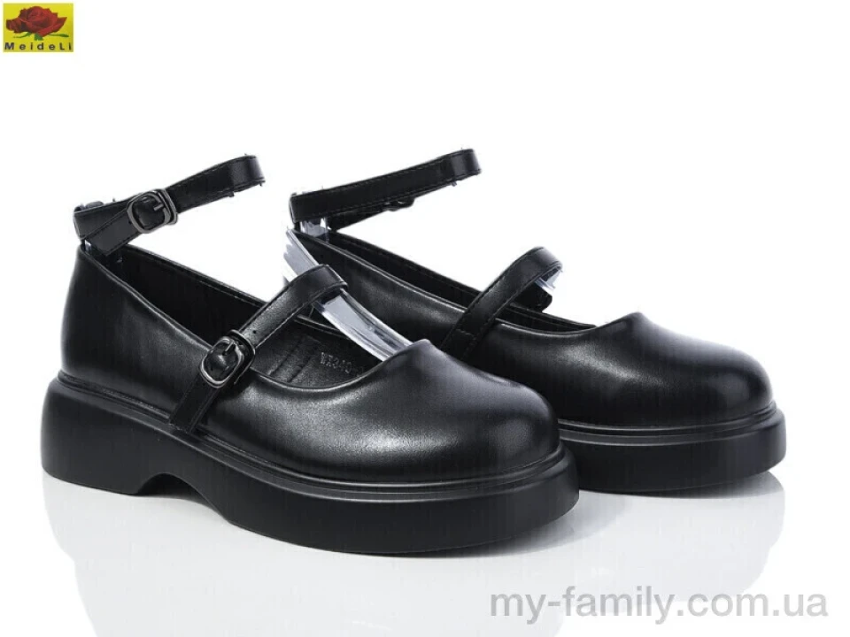 Туфлі штучна шкіра чорний діти дівчинка, Дитячі туфлі оптом