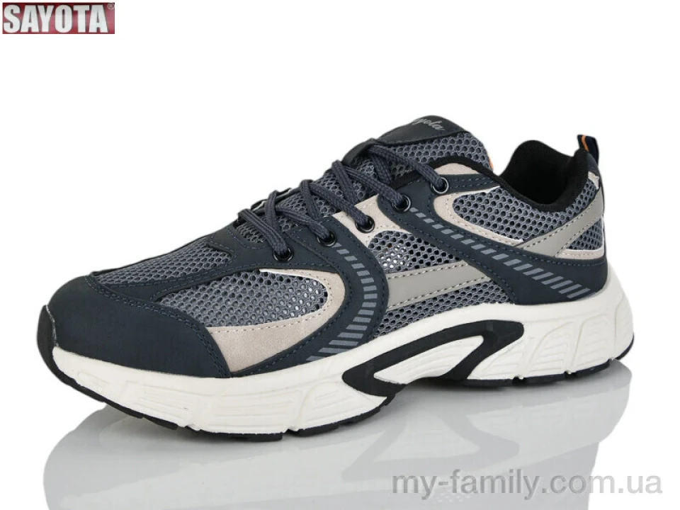 Кросівки штучна шкіра-текстиль сірий чоловіки -, Чоловічі кросівки оптом