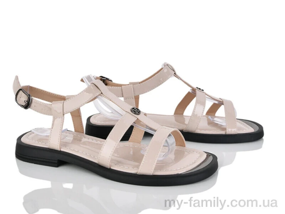 Босоножки искусственный лак бежевый женщины -, Женские босоножки оптом