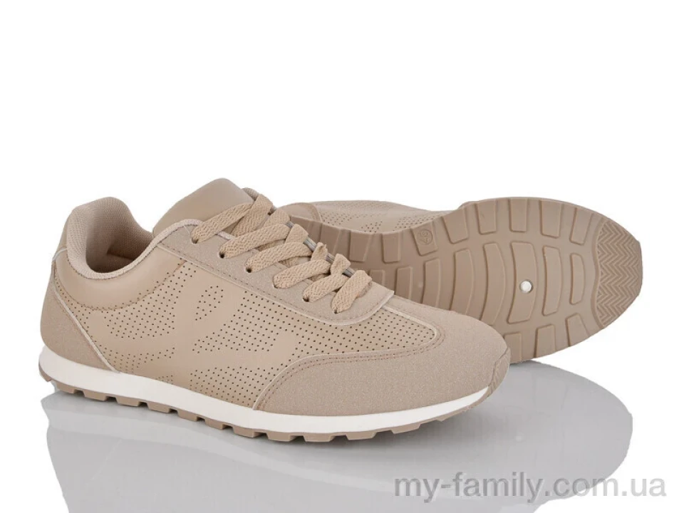 Кросівки штучна шкіра-штучна замша бежевий жінки -, Жіночі кросівки оптом