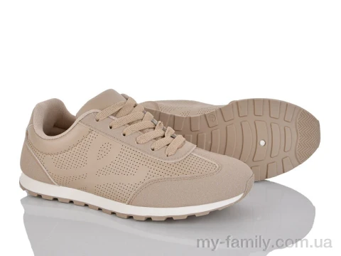 Кросівки штучна шкіра-штучна замша бежевий жінки -, Жіночі кросівки оптом