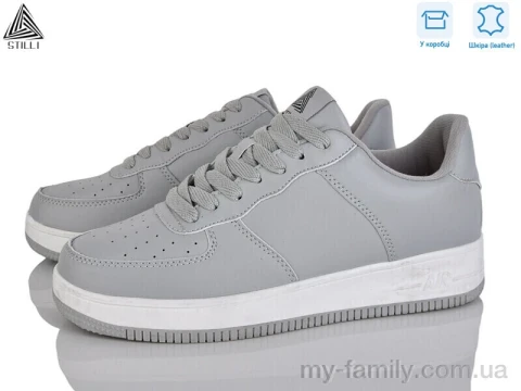 Кросівки натуральна шкіра сірий чоловіки -, Чоловічі кросівки оптом