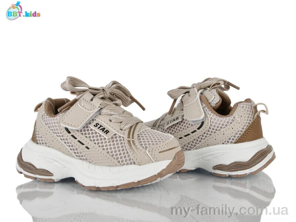 Кросівки штучна шкіра-текстиль бежевий діти унісекс, Дитячі кросівки оптом