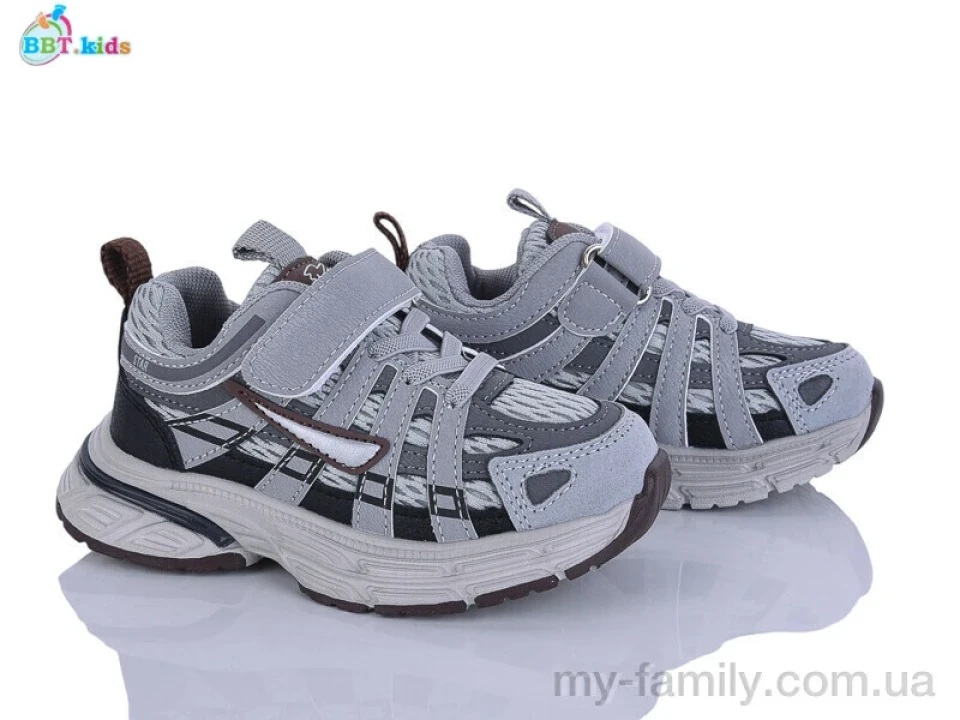 Кросівки штучна шкіра-текстиль сірий діти унісекс, Дитячі кросівки оптом