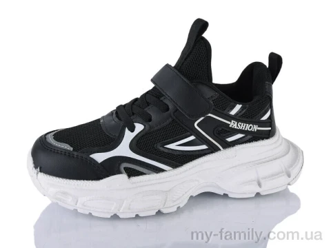 Кросівки штучна шкіра-текстиль чорний діти унісекс, Дитячі кросівки оптом