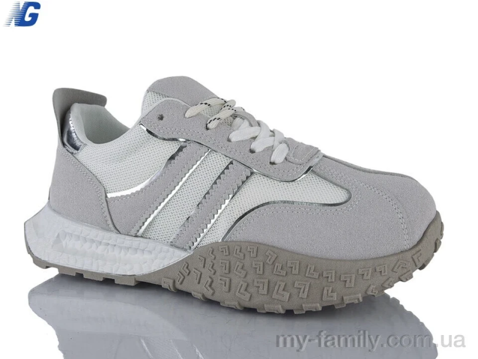 Кросівки штучна замша-текстиль сірий жінки -, Жіночі кросівки оптом