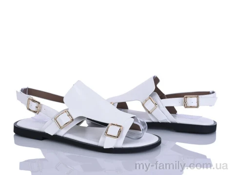 Босоніжки штучна шкіра білий жінки -, Жіночі босоніжки оптом