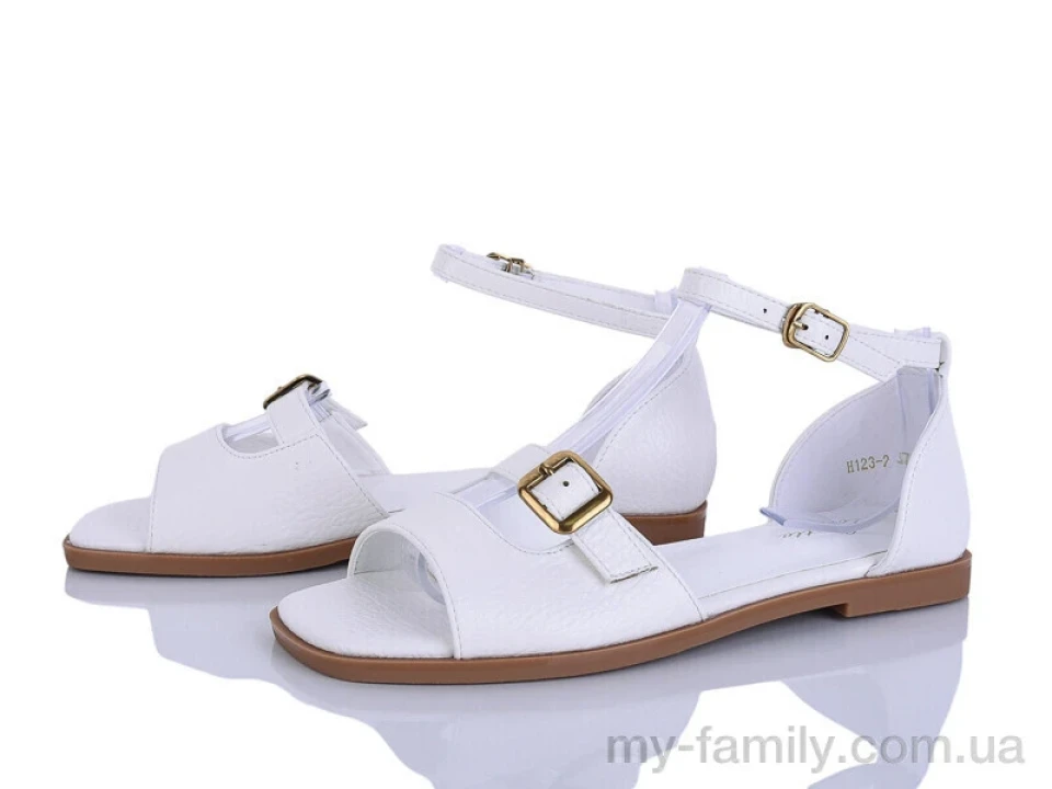 Босоніжки штучна шкіра білий жінки -, Жіночі босоніжки оптом