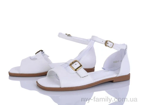 Босоніжки штучна шкіра білий жінки -, Жіночі босоніжки оптом