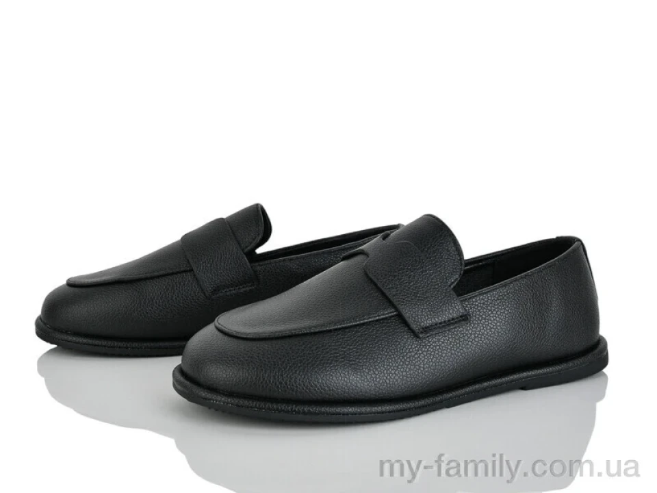 Туфлі штучна шкіра чорний жінки -, Туфлі жіночі оптом