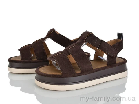 Босоніжки штучна замша коричневий жінки -, Жіночі босоніжки оптом