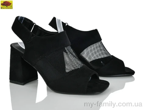 Босоніжки штучна замша-текстиль чорний жінки -, Жіночі босоніжки оптом